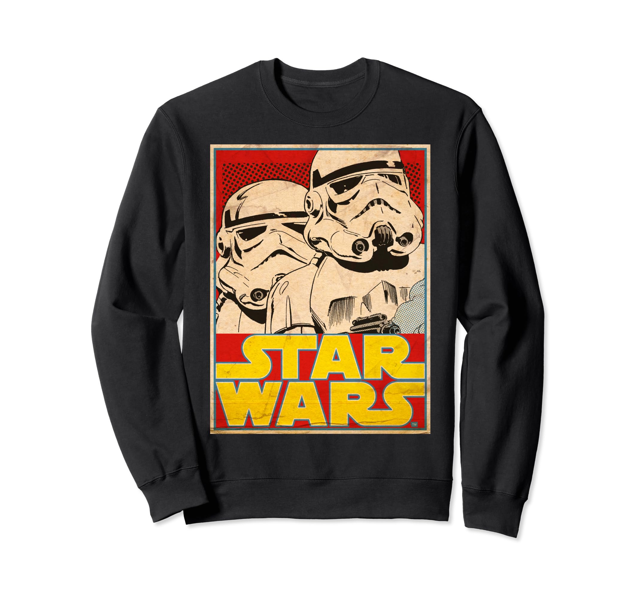 Star Wars Stormtrooper March Vintage Trading Card Sweatshirt