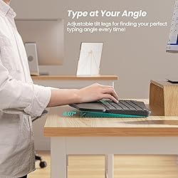 Nulea RT05B Wireless Ergonomic Keyboard, Split