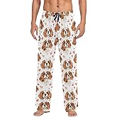 ALAZA Skulls Roses Pajama Pants Mens Lounge Pjs