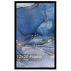 Fxojyvo 12x20 Picture Frame, Black Frame for 12 x