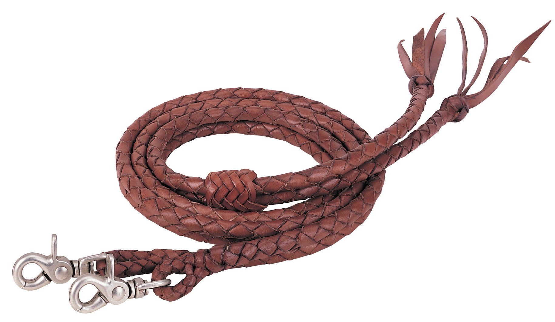 Weaver Leather Round Braided Latigo Split Reins