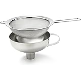 iSi Top Ranked Stainless Steel Funnel Combination and Sieve for Whippers, Canning and Other Infusions