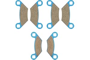CHABUSHI Ceramic Brake Pads Kit Front & Rear for Polaris Sportsman 450/400/500 HO, 570 EFI 2015-2021, Hawkeye 325 2x4 2015 Replacement for 2202412 2204088