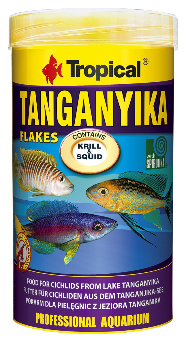 TROPICAL FISH FOOD TANGANYIKA MULTI-INGREDIENT FOOD FOR CICHLIDS, tin 250ml / 50g