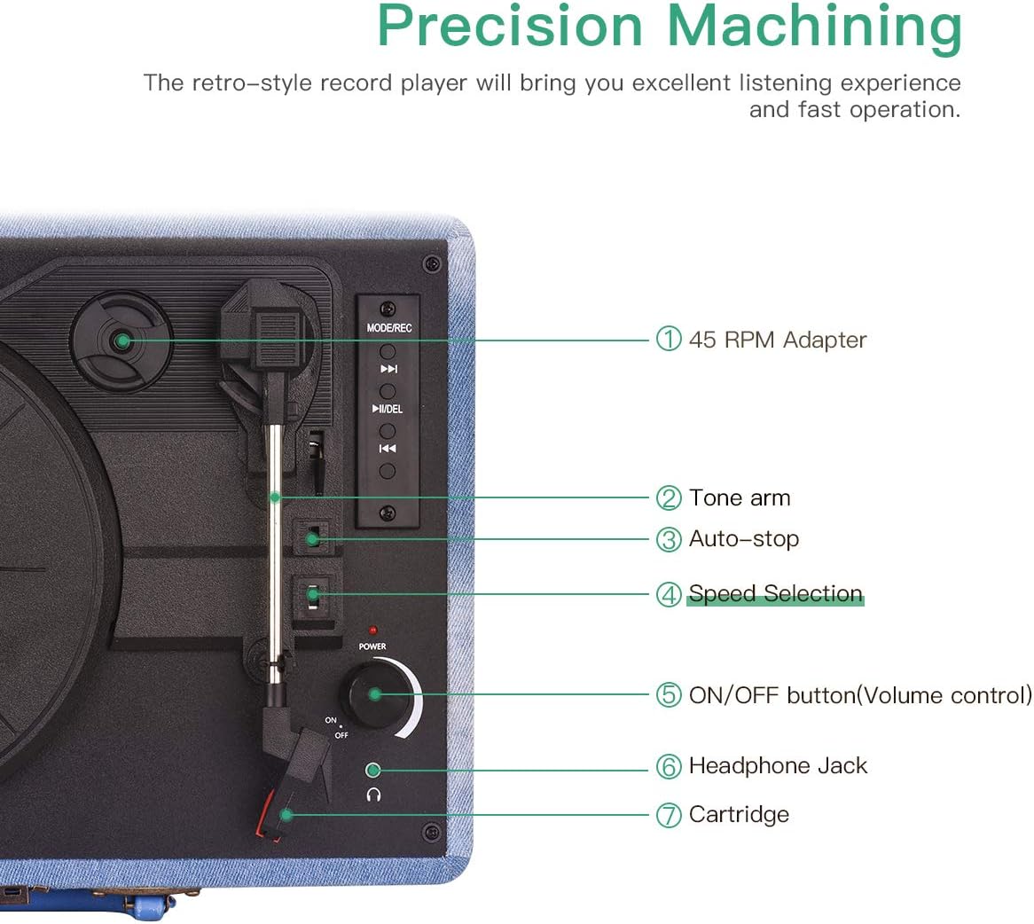 dodocool record player
