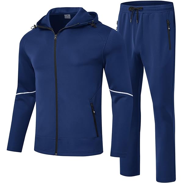 HU61 HB Men's Polyester Track Suit hoodied Set - gym hoodied