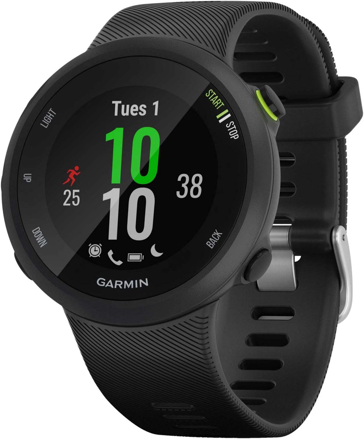 Garmin Forerunner 45S GPS Heart Rate Monitor Running Smartwatch - (Renewed) Bundle with Fitness & Wellness Suite (WEYV, Yoga Vibes, Daily Burn): Sports & Outdoors