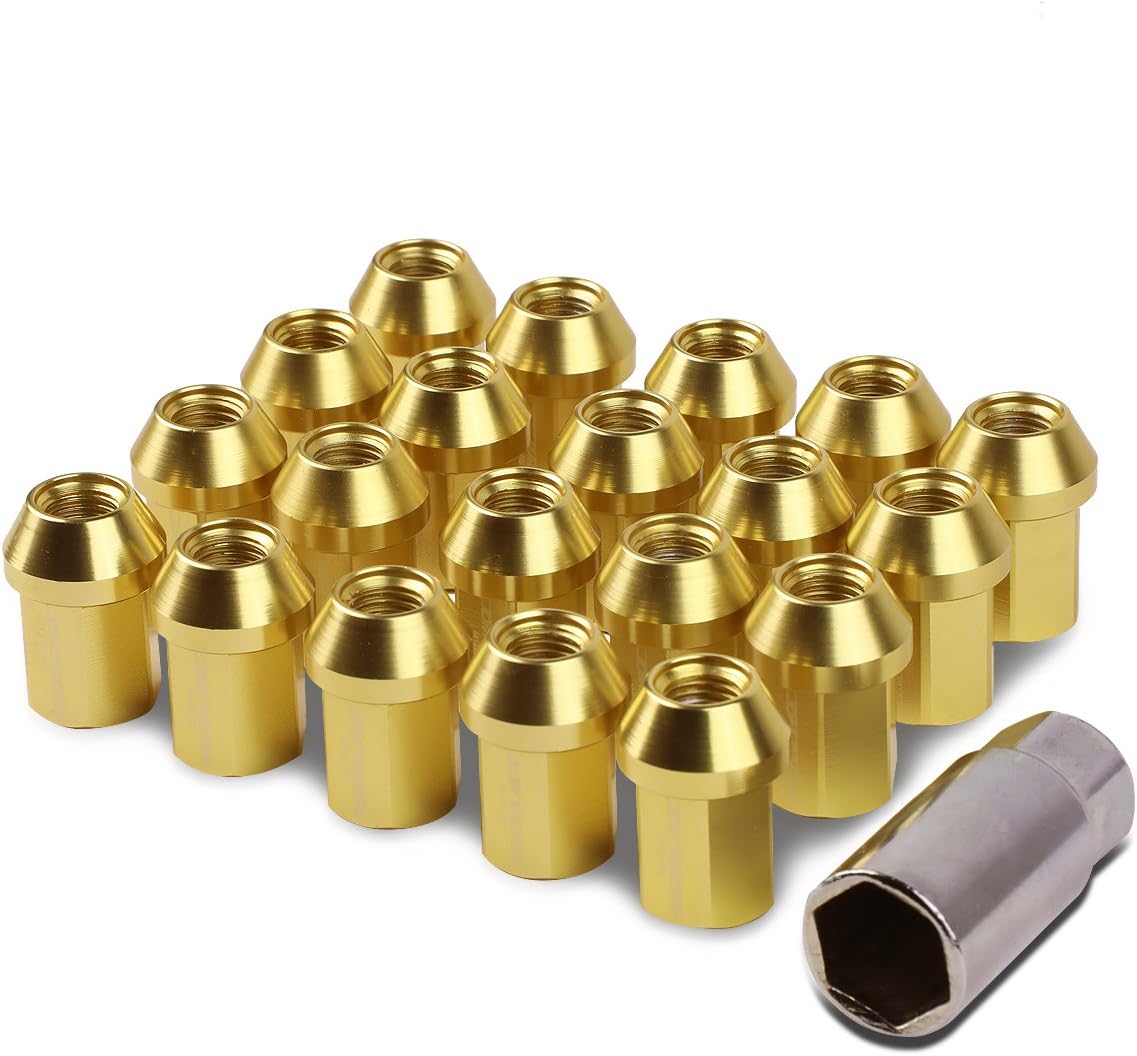 M12 x 1.5 Close End 20Piece Aluminum Alloy Wheel Lug Nuts