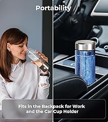 2024 New Hydrogen Water Bottle, 3 in 1 Hydrohealth