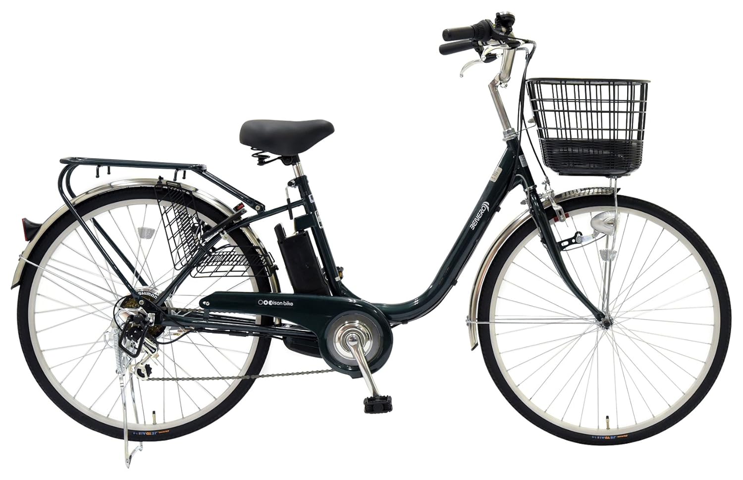おすすめネット 電動自転車 Eisan エイサン 電動アシスト自転車 B01irjfkb4 グリーン 6ah Benero26 憧れ