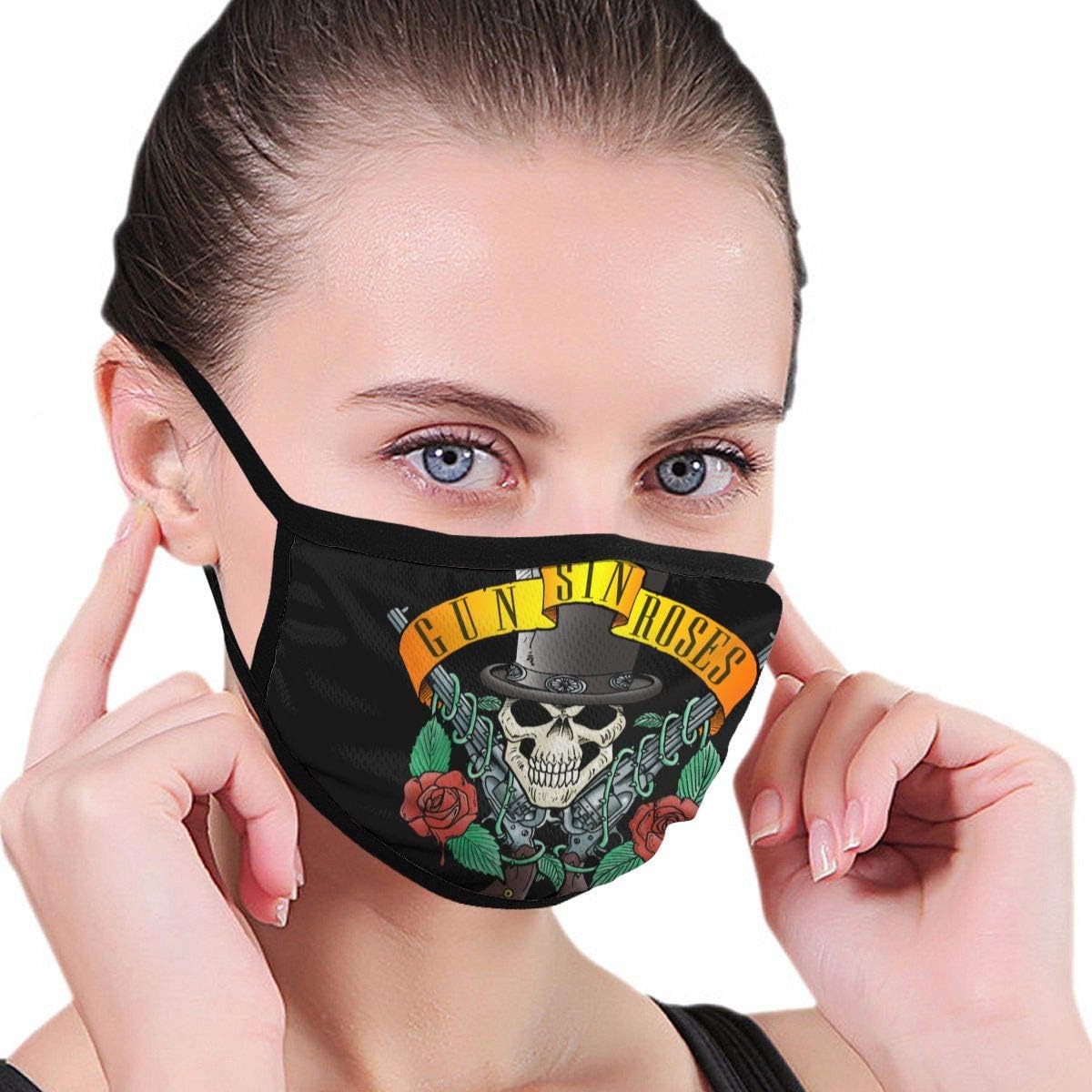 Guns N Roses Teens Music MaskDustproof Cotton Mask