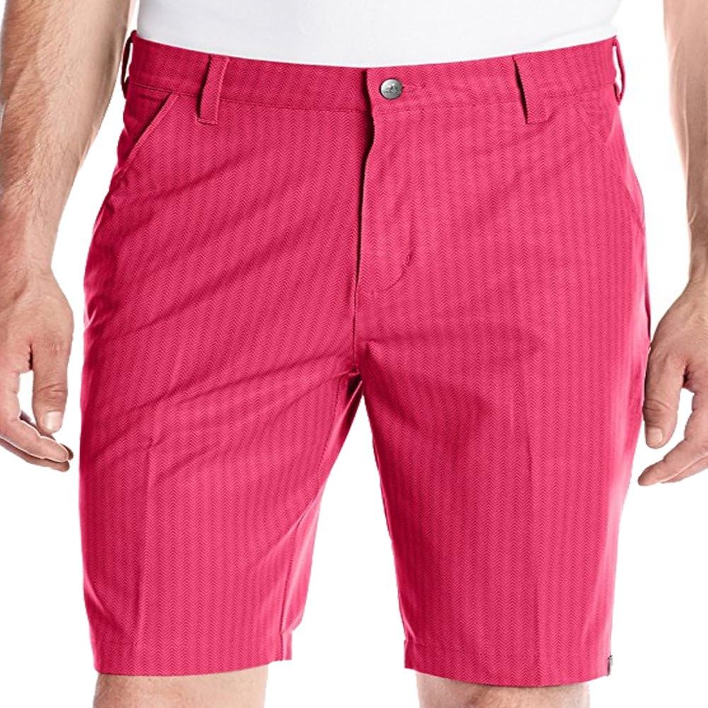 adidas Golf Men's Golf Ultimate Dot Herringbone Shorts, Unity Pink F, 32" Clothing