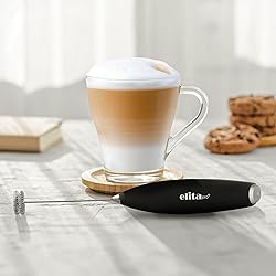 ElitaPro Powerful Milk Frother Wand - Handheld