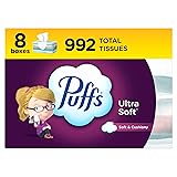 Puffs Ultra Soft Non-Lotion Facial Tissue, 8 Family