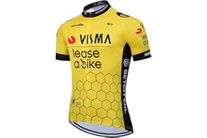 X-CQREG Men's Cycling Bike Jersey Short Sleeve Biking Shirt with 3 Rear Pockets + Zipper Pocket Breathable Quick Dry Bicycle Jersey