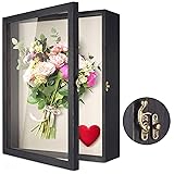 TJ.MOREE Flowers Shadow Box Display Case 13 x 16