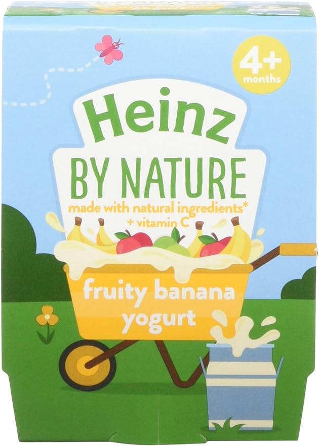Heinz Banana Yoghurt Dessert Pot, 2 x 100 g (Pack of 6) Amazon.co.uk