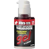 Vibra-TITE - 13535 135 Permanent Strength Gel Anaerobic Threadlocker, 35 ml Pump, Red