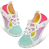 LeIsfIt Kids Water Shoes Boys Girls Swim Beach Shoes Toddler Barefoot Summer Shoe Quick-Dry Lightweight Aqua Socks for Pool Sand