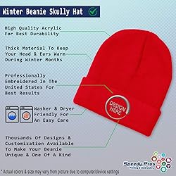Custom Beanies for Men K-9 Unit Embroidery Police
