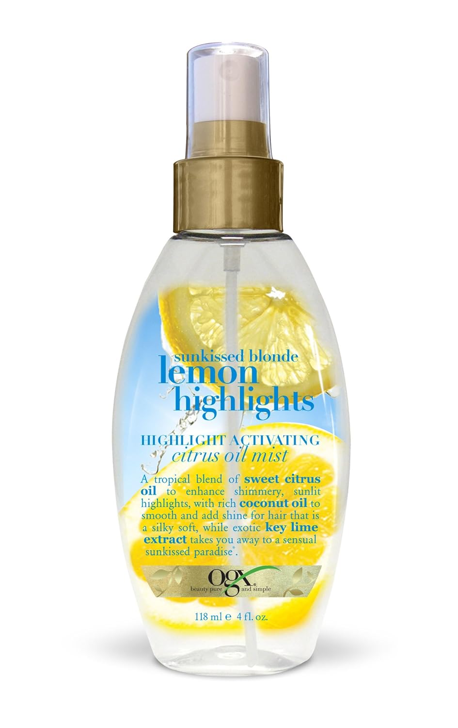 OGX Highlight Activating Citrus Oil Mist, Sunkissed Blonde