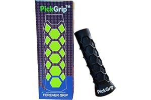 PickGrip Pickleball Paddle Enhanced Grip Bonus Overgrip Shock Absorbing Comfort Control Anti Fatigue Vibration Dampening Tenn