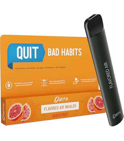 Amazon.com: Natural Non-Nicotine Inhaler (2-Pack) - Tobacco Free, Quit  Smoking Substitute - Smoke Free Habit Support by Cigtrus (Citrus Grapefruit  & Peppermint) : Health & Household