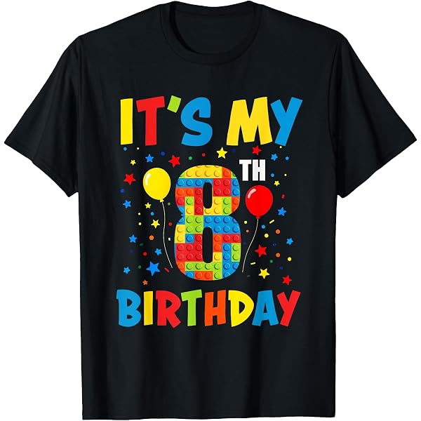 Amazon.com: I am 8 Year Old Today - Gift for 8 Kids 8th Birthday T