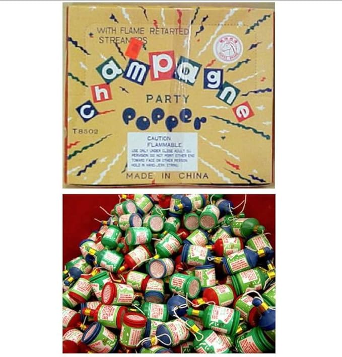 Celebration Champagne Party Poppers Bulk Assorted (144pcs) Amazon.ca