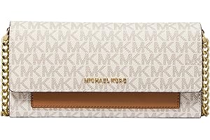 Michael Kors Women's Jet Set Medium 2-in-1 Wallet on Chain Crossbody Bag