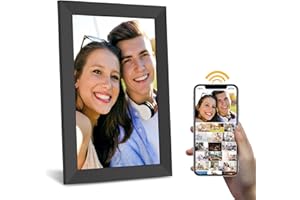 GOZZGEAR Digital Photo Frame -Pritom Smart Picture Frame with10 Inch 1280x800 IPS HD Touch Screen, 16GB Storage, Auto-Rotate and Slide Show, WiFi, Share Photos/Videos via BIU Frame App/Email