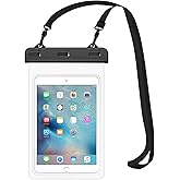 MoKo Universal Waterproof Case, Tablet Dry Bag Pouch for iPad Mini 2019/4/3/2, Samsung Tab 5/4/3, Galaxy Note 8, Tab S2/Tab E