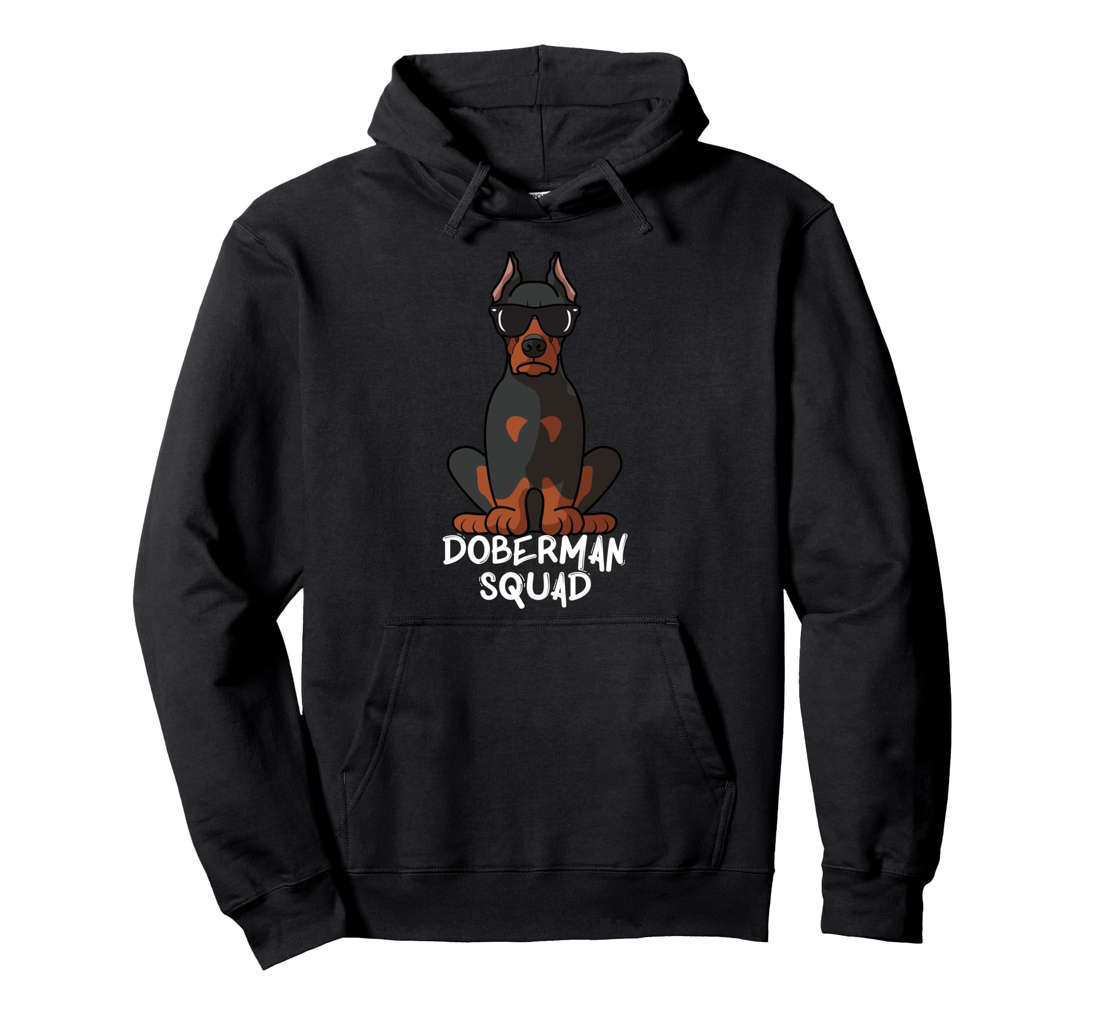 Cool Doberman Pinscher Squad Dog Mom Dog Dad Pullover Hoodie
