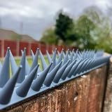 S4U Fence Wall Spikes 12pcs Anti-Climb Deterrent 44.3cm Grey view 5
