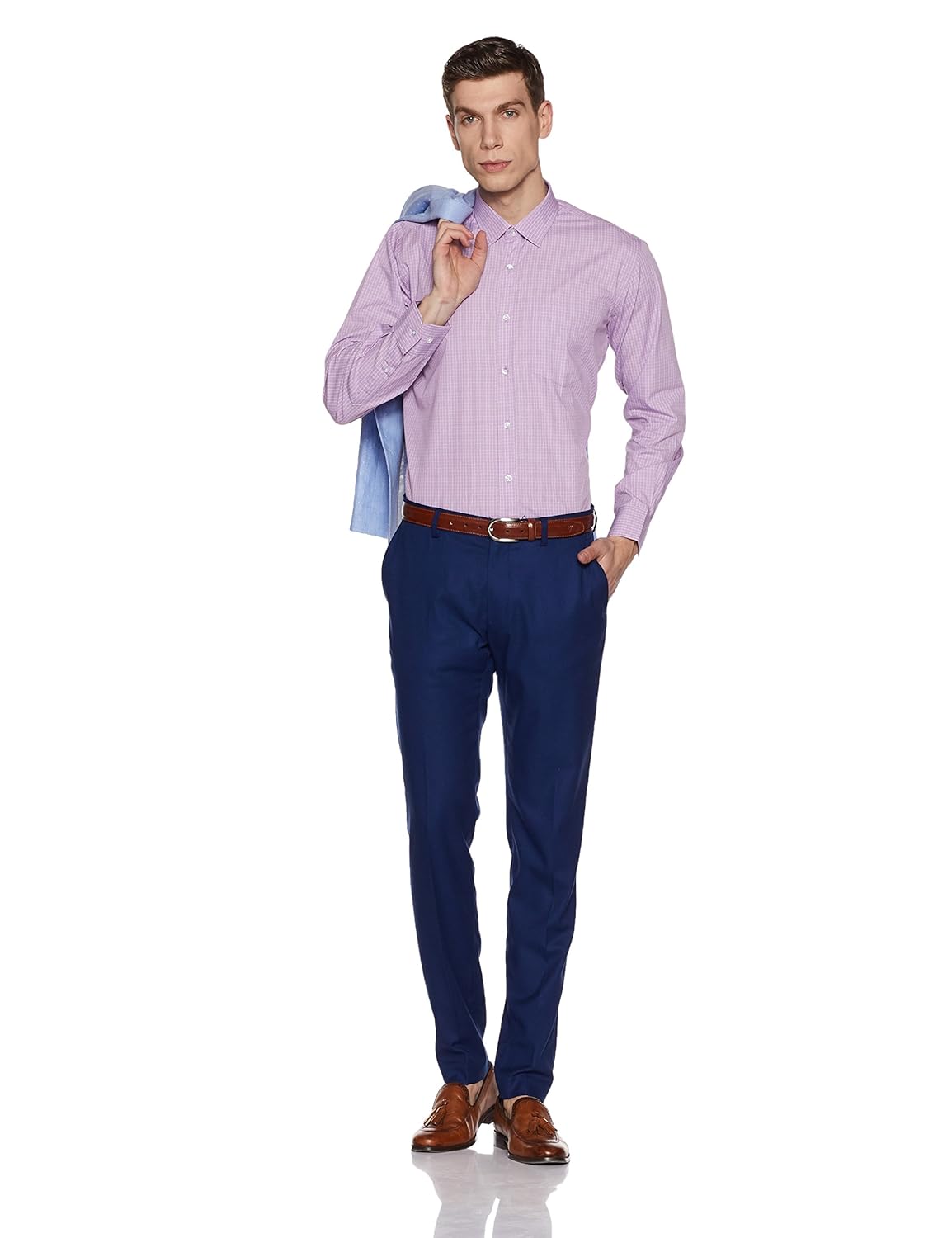 symbol amazon brand men's formal regular fit shirt