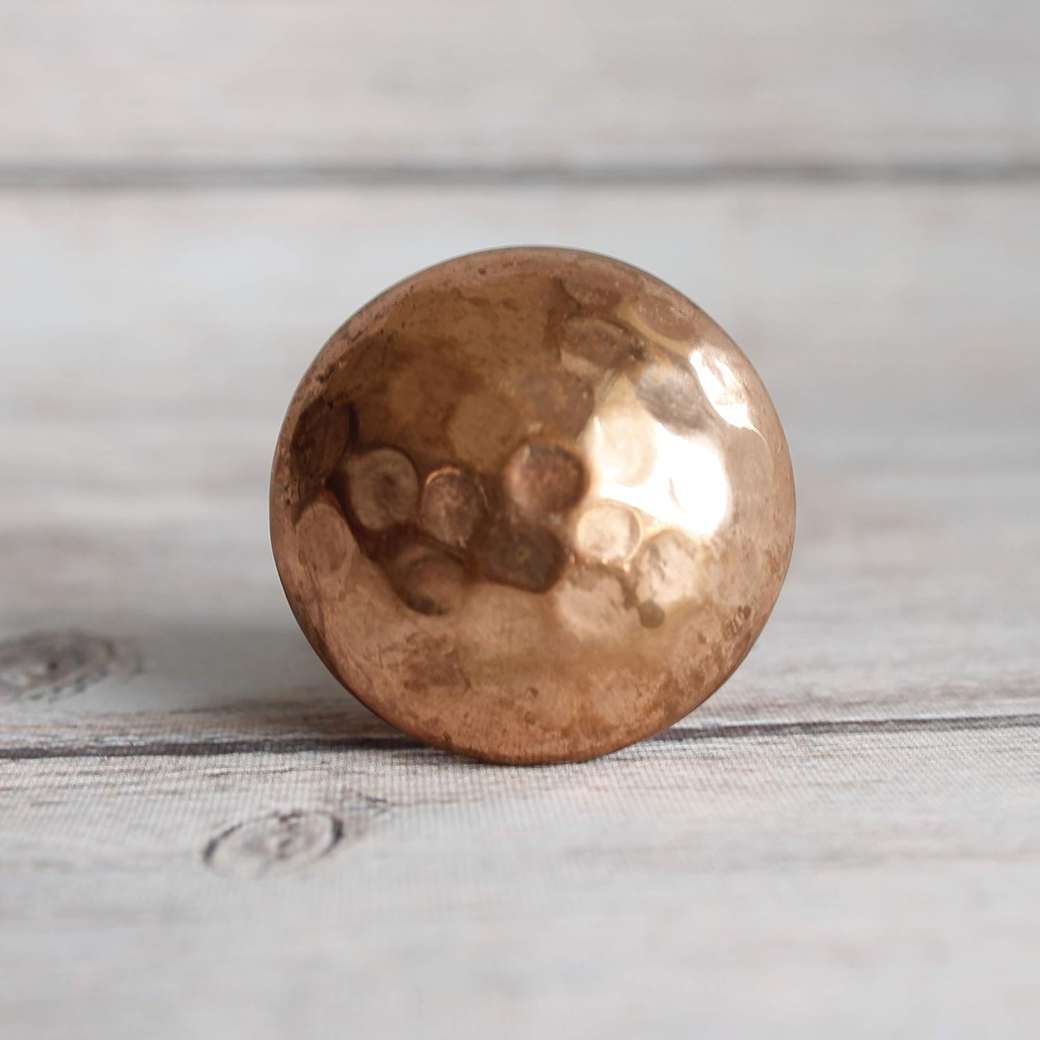 Amazon Com Copper Hammered Cabinet Knob Handmade