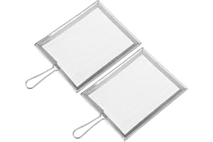 2pcs Stainless Steel Mud Filter Sieve Pottery Tools Sturdy Mesh Strainer for Ceramic Art for Pottery Making