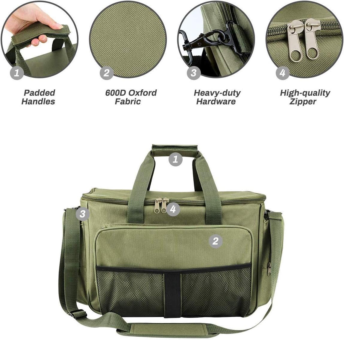 fishing carryall bag