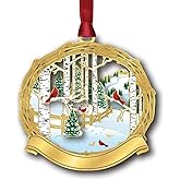 Beacon Design Wintry Woods Namedrop Ornament, 2.5-Inch, Multicolor