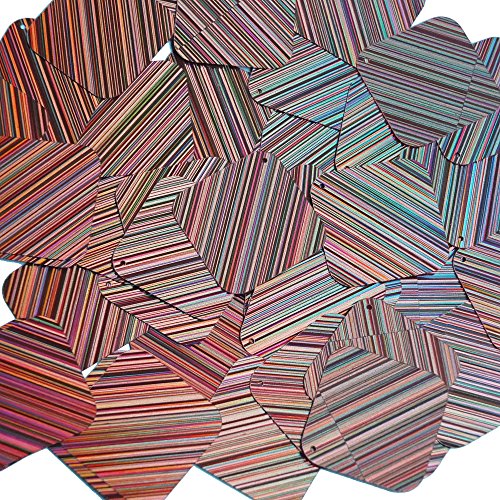 Sequin Salmon Pink Square Diamond 1.5 inch City Lights Reflective Couture Loose Paillettes. Made in USA.