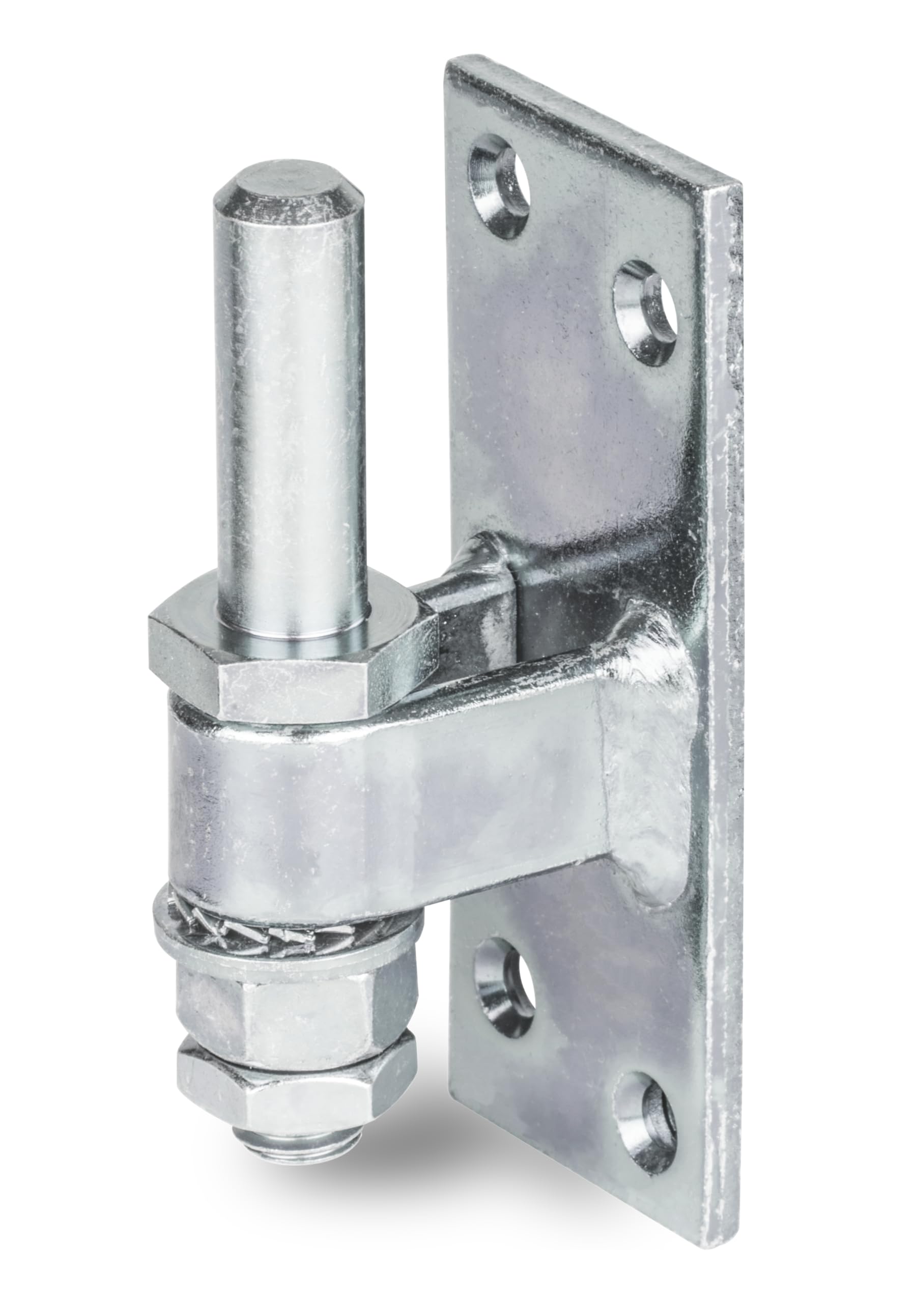 Adjustable Screw-On Hinge Pin/Hook Yellow-Galvanised Dorn 13 mm / 100 x 40 mm