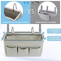 Ozzptuu Bedside Storage Caddy/Bedside Hanging