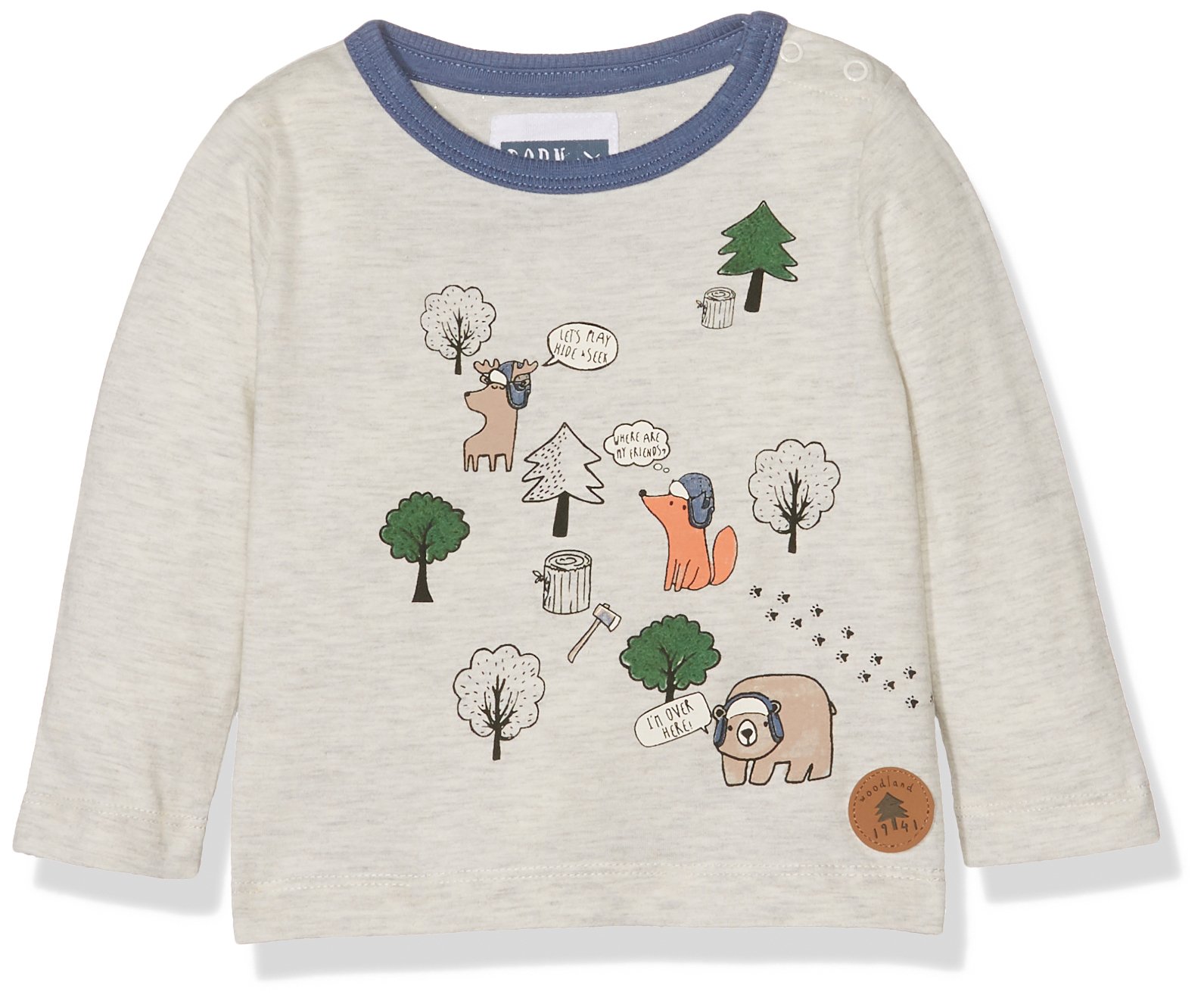 Woodland T-Shirt, Grey, 6-9 months, (Manufacturer Size:074)