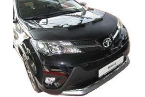 AUTO-BRA Hood Bra Front End Nose Mask Compatible with Toyota RAV4 m.y. 2013-2018 Bonnet Bra STONEGUARD Protector Tuning