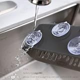 simpletome Sink Caddy Basket with 3 Suction Cups Translucent Grey view 6