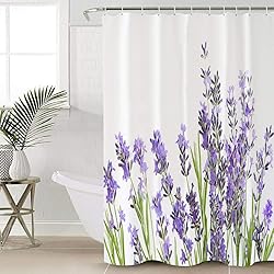 EZON-CH Fabric Waterproof Bathroom Shower Curtain