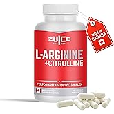 ZUICE For Men L-Arginine with Citrulline for Active Males, Arginine Supplement For Workout and Athletic Performance Support,