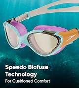 Speedo Biofuse 2.0 Women's Swimming Goggles Female Fit Anti Fog Anti Leak view 3