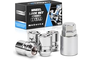 FOMIUZY Wheel Lock Lug Nut Set M12 x 1.5 Anti Theft Fit Honda Accord Civic CRV Odyssey Acura Hyundai Accent Kia Lexus Toyota 