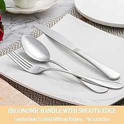MUTNITT 30 Pcs Silverware Set Service for 6,Premium